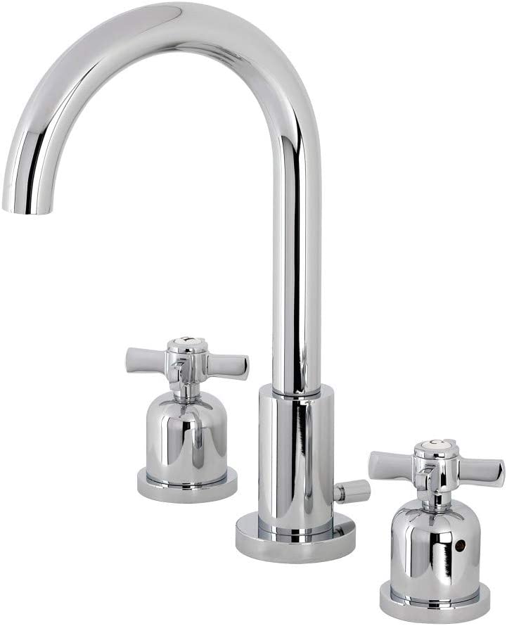 Kingston Brass FSC8921ZX Millennium Widespread Bathroom Faucet, Polished Chrome