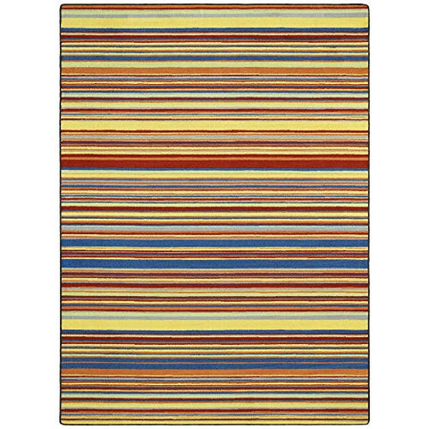 Joy Carpets Kid Essentials Latitude Teen Area Rugs, 92-Inch by 129-Inch by 0.36-Inch, Aztec