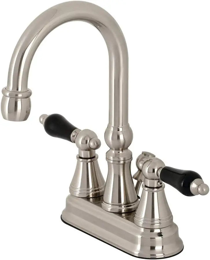 Kingston Brass KS2618PKL Duchess 4&#34; Centerset Bathroom Faucet, Brushed Nickel