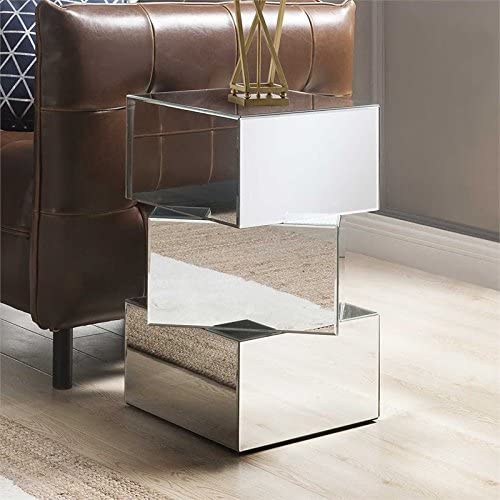 ACME End Table, Mirrored