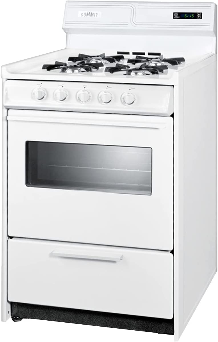 Summit WNM6307KW Kitchen Cooking Range, White