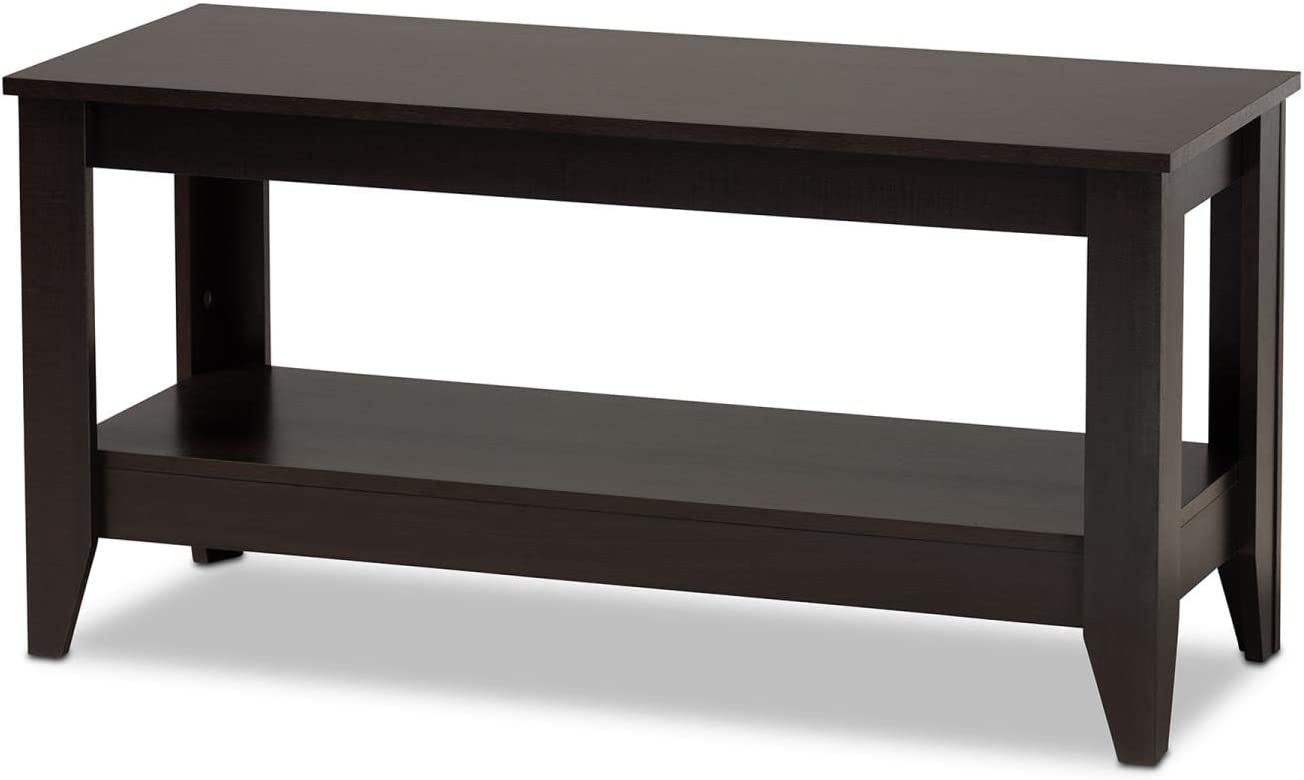 Baxton Studio Elada Modern and Contemporary Wenge Finished Wood Coffee Table