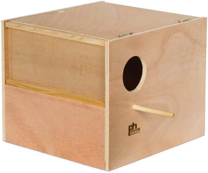 Prevue Pet Products Cockatiel Nest Box Wood (outside Mount)