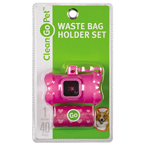 CG Bone Waste Bag Holder Pnk