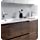 Fresca Lazzaro 72&#34; Rosewood Free Standing Double Sink Modern Bathroom Vanity w/Medicine Cabinet