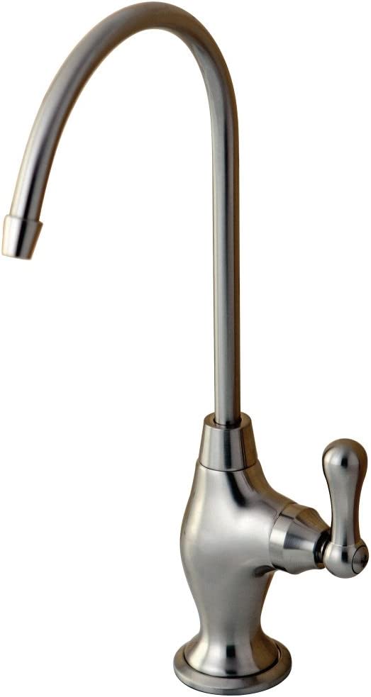 Kingston Brass KS3193AL Restoration Single Handle Water Filtration Faucet, Antique Brass