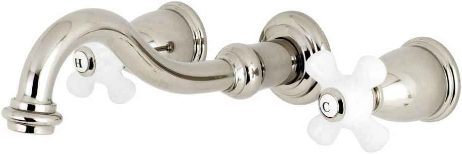 Kingston Brass KS3026PX Restoration Tub Faucet, Polished Nickel