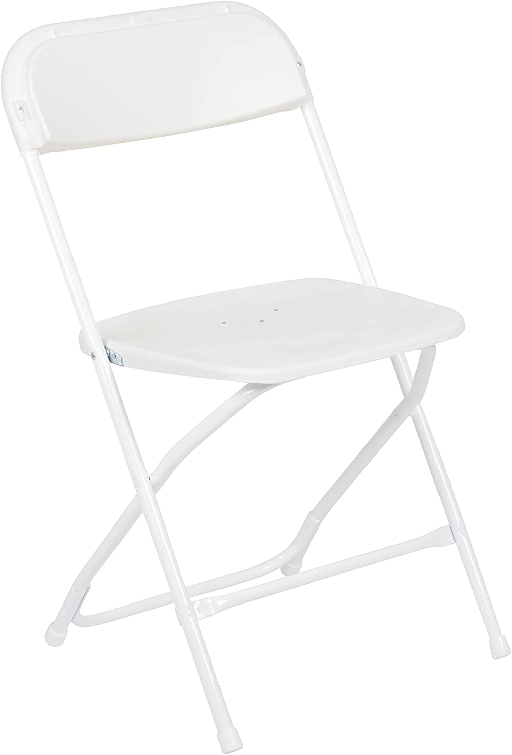 Flash Furniture Hercules√É¬¢√¢‚Ç¨≈æ√Ç¬¢ Series Plastic Folding Chair - White - 650LB Weight Capacity Comfortable Event Chair - Lightweight Folding Chair