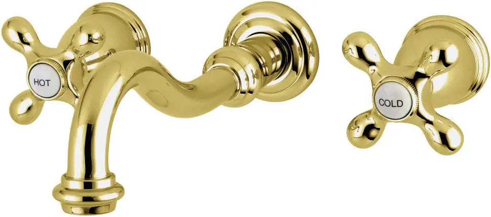 Kingston Brass KS3022AX Restoration Tub Faucet, Polished Brass