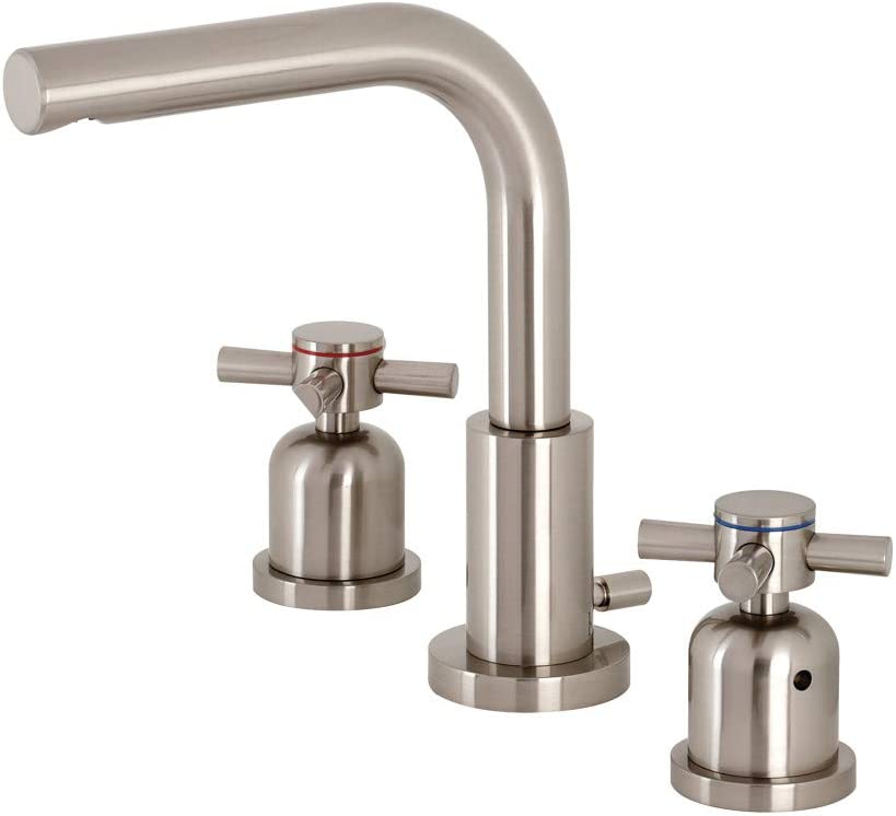 Kingston Brass FSC8958DX Concord Widespread Bathroom Faucet, Brushed Nickel