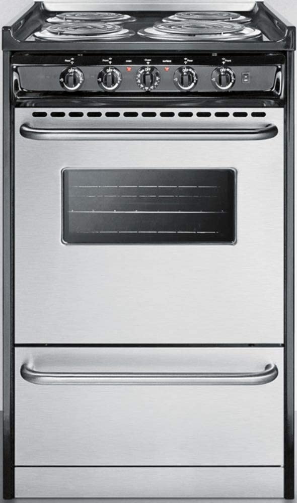 Summit TEM110BRWY Kitchen Cooking Range, Stainless Steel