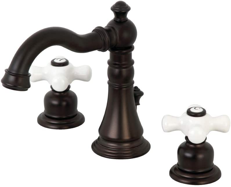 Kingston Brass FSC1975PX American Classic Widespread Bathroom Faucet, Oil Rubbed Bronze