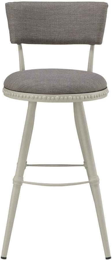 Boraam Benton Adjustable Stool, Gray/White