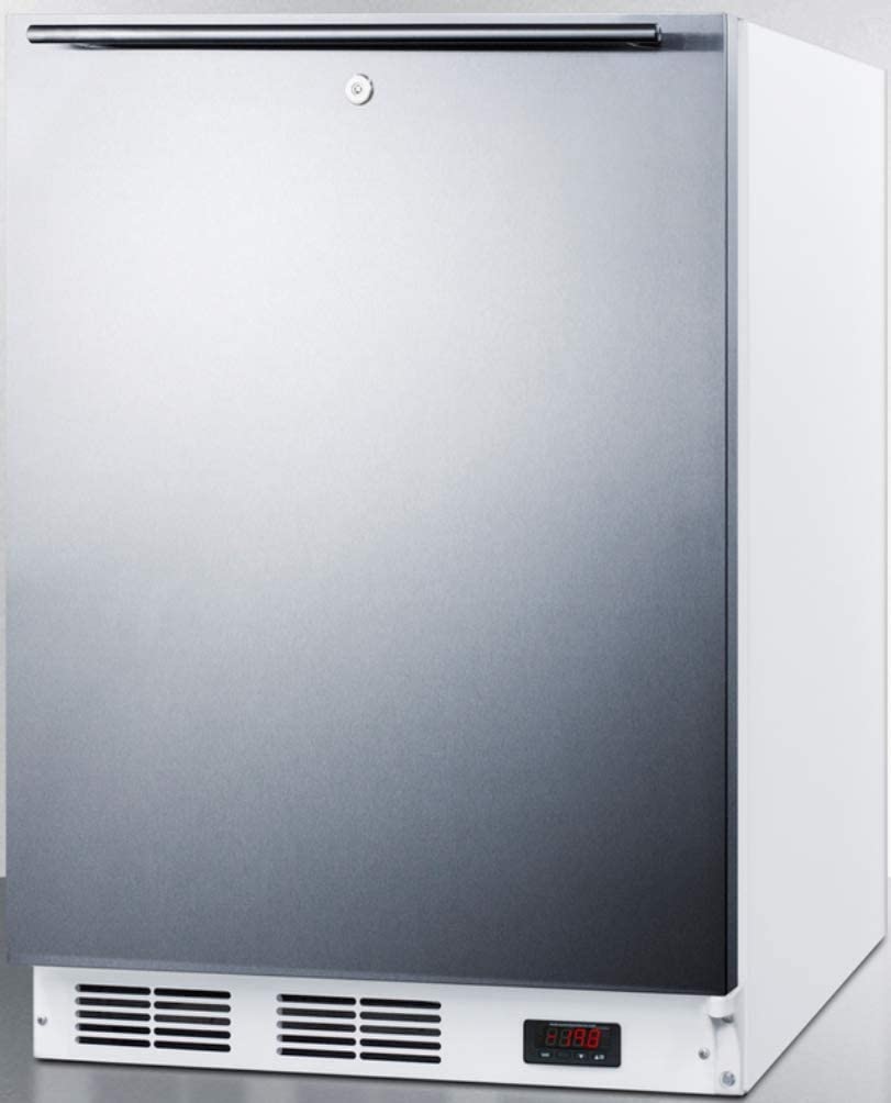 Summit VT65ML7SSHHADA Upright Freezer, Stainless Steel