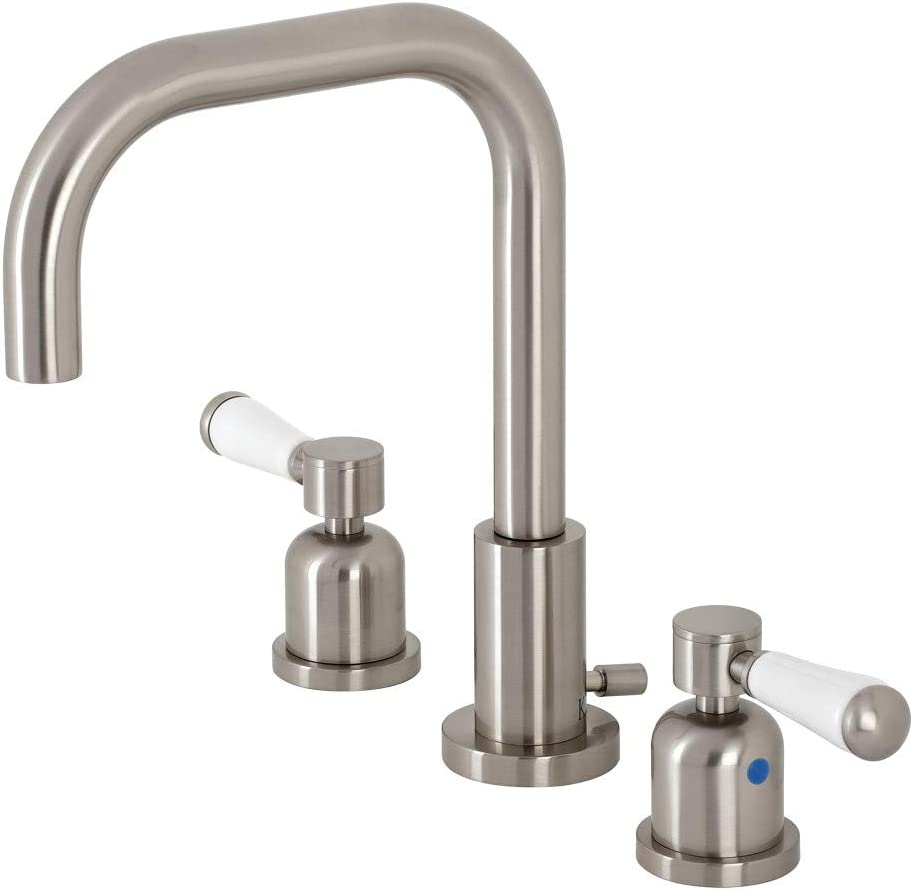 Kingston Brass FSC8938DPL Paris Widespread Bathroom Faucet, Brushed Nickel