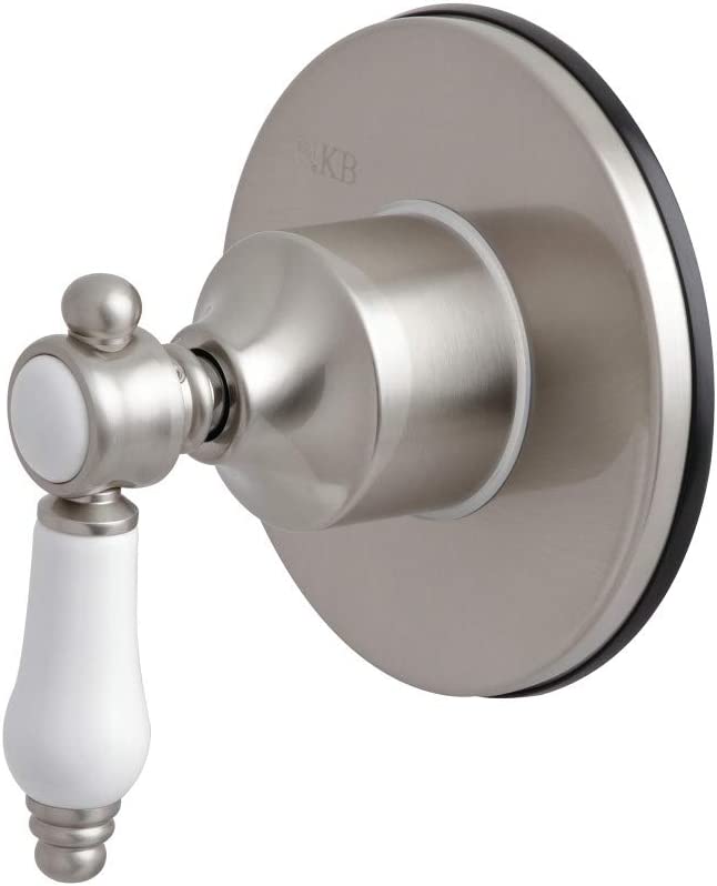 Kingston Brass KS3038BPL Bel-Air Three-Way Diverter Valve with Trim Kit, Brushed Nickel