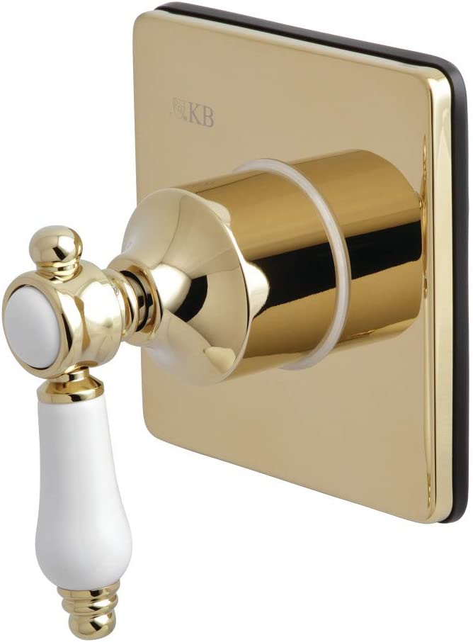 Kingston Brass KS3042BPL Bel-Air Three-Way Diverter Valve with Trim Kit, Polished Brass