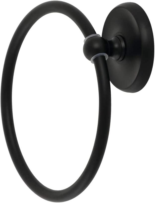 Kingston Brass BA314MB Classic Towel Ring, Matte Black