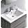 Fresca Lazzaro 30&#34; Glossy Ash Gray Free Standing Modern Bathroom Vanity w/Medicine Cabinet