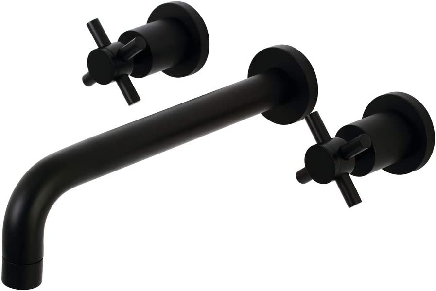 Kingston Brass KS8020DX Concord Roman Tub Faucet, Matte Black