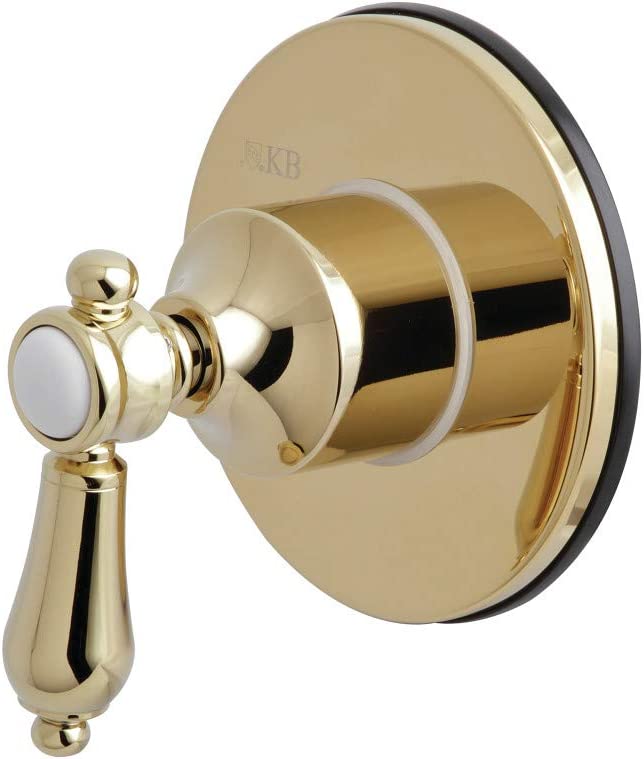 Kingston Brass KS3032BAL Heirloom Three-Way Diverter Valve with Trim Kit, Polished Brass