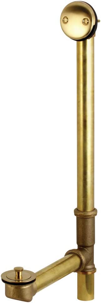 Kingston Brass DLL3187 Made to Match Clawfoot Tub Drain, Brushed Brass
