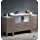 Fresca Torino 60&#34; Gray Oak Modern Bathroom Cabinets w/Integrated Sink