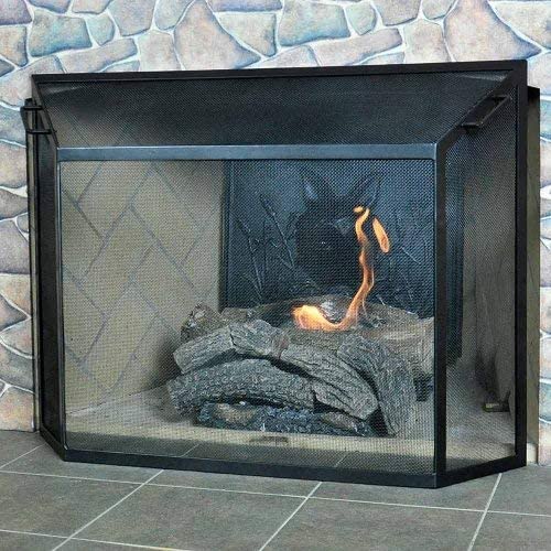 Minuteman International S-54 Contemporary Fireplace Spark Guard Screen, 40 x 30-in