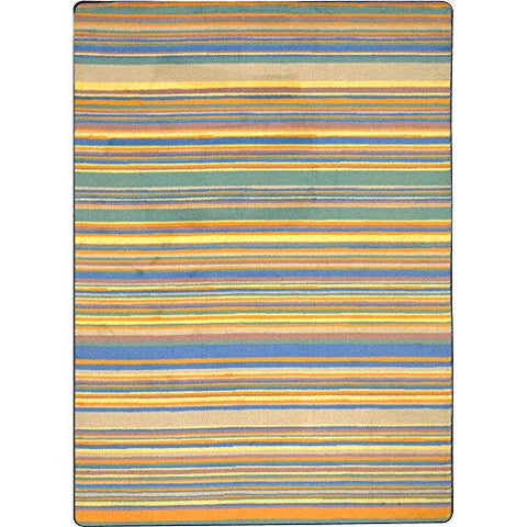 Joy Carpets Kid Essentials Latitude Teen Area Rugs, 92-Inch by 129-Inch by 0.36-Inch, Tropics