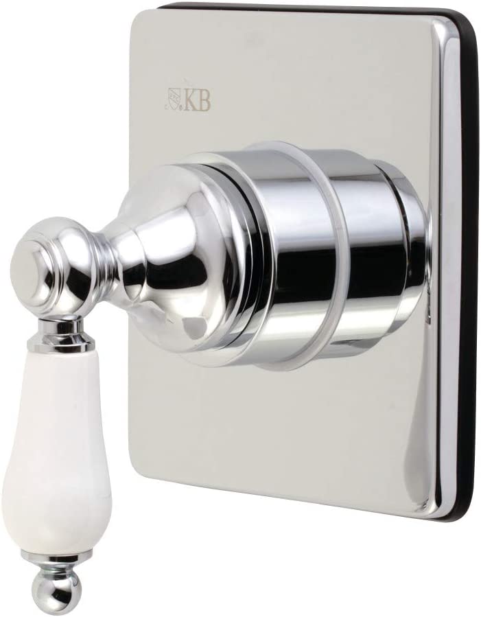 Kingston Brass KS3041PL Three-Way Diverter Valve with Trim Kit, Polished Chrome