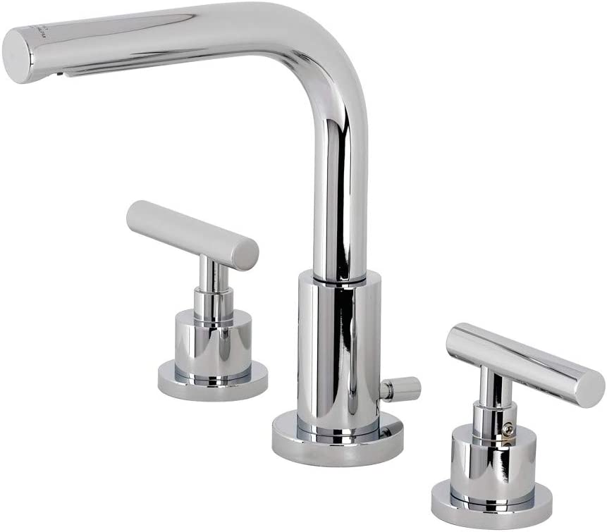 Kingston Brass FSC8951CML Manhattan Widespread Bathroom Faucet, Polished Chrome