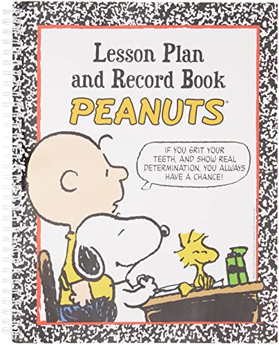 Eureka Pink, Green, and Black Confetti Pattern Record and Lesson Plan Book for Teachers, 160 Pages, 8.5&#39;&#39; x 11, Simply Sassy