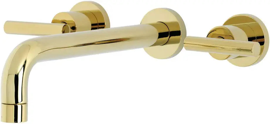 Kingston Brass KS8022CML Manhattan Tub Faucet, Polished Brass