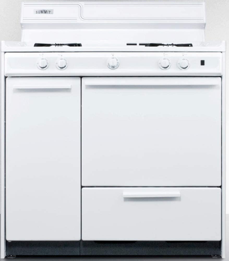 Summit WNM430P Kitchen Cooking Range, White