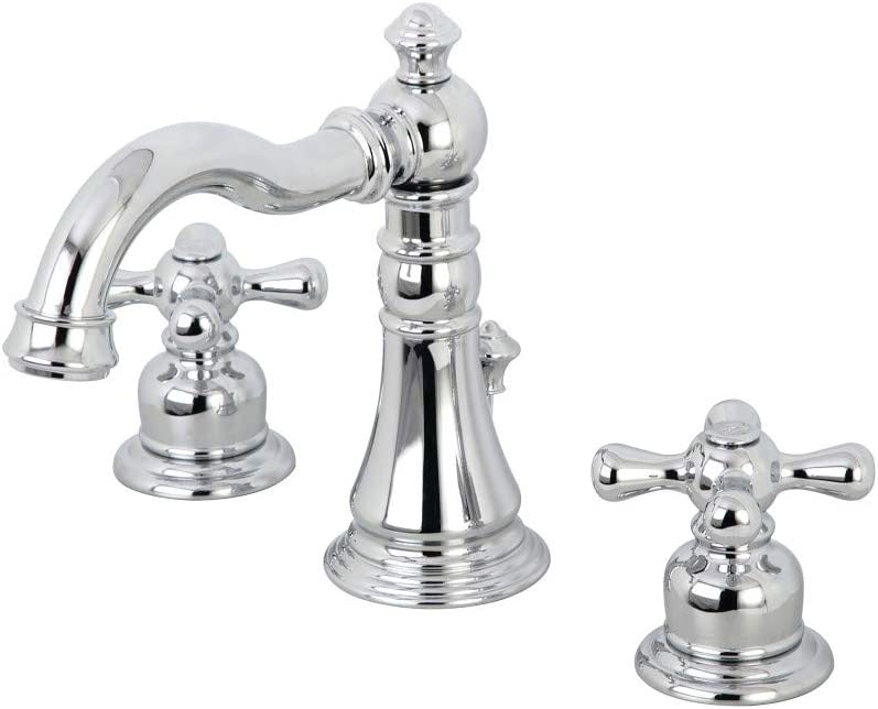 Kingston Brass FSC1971AX American Classic Widespread Bathroom Faucet, Polished Chrome