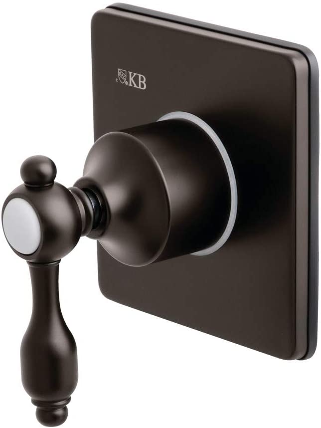 Kingston Brass KS3045TAL Tudor Three-Way Diverter Valve with Trim Kit, Oil Rubbed Bronze