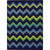 Joy Carpets Kid Essentials Sonic Teen Area Rugs, 92-Inch by 129-Inch by 0.36-Inch, Navy