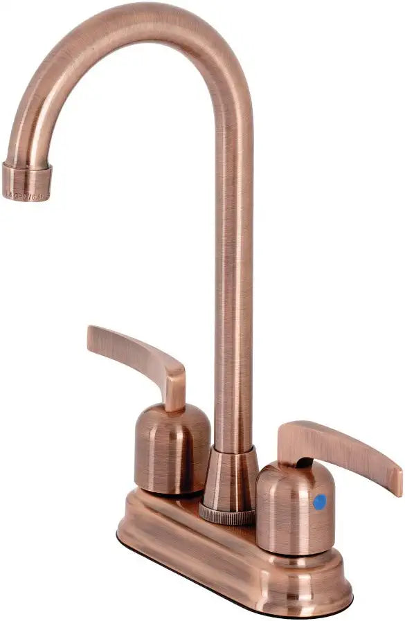 Kingston Brass KB849EFLAC Centurion Bar Faucet, Antique Copper