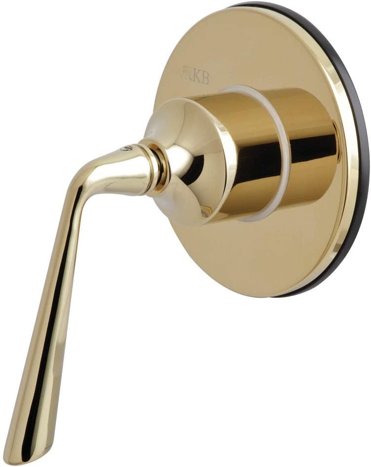 Kingston Brass KS3032ZL Three-Way Diverter Valve with Trim Kit, Polished Brass