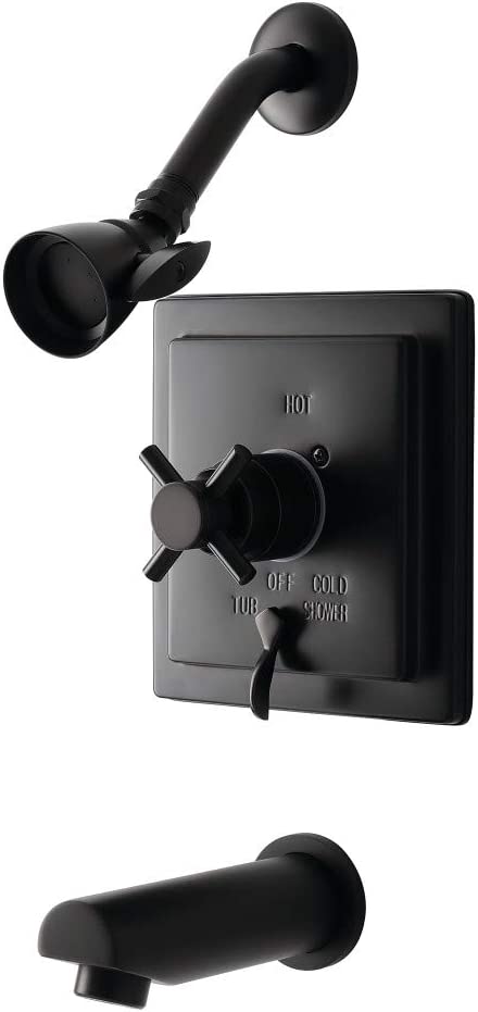 Kingston Brass KB86550DX Tub and Shower Faucet, Oil Rubbed Bronze