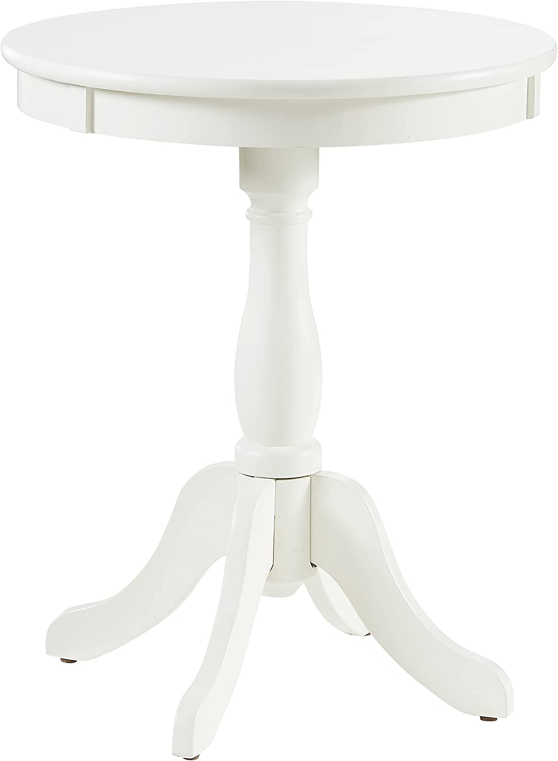 Powell Furniture Powell Round Accent, White Table