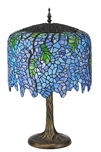 28Inch High Tiffany Wisteria Table Lamp