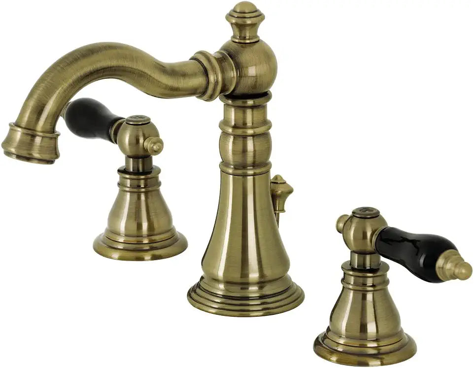 Kingston Brass FSC19733AKL Duchess Widespread Bathroom Faucet, Antique Brass