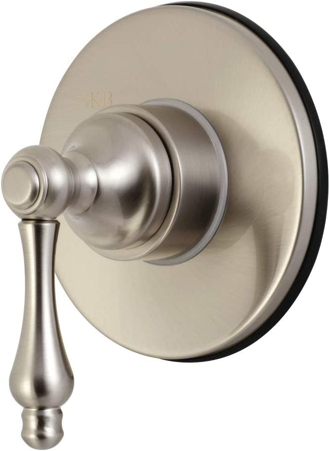 Kingston Brass KS3038AL Three-Way Diverter Valve with Trim Kit, Brushed Nickel