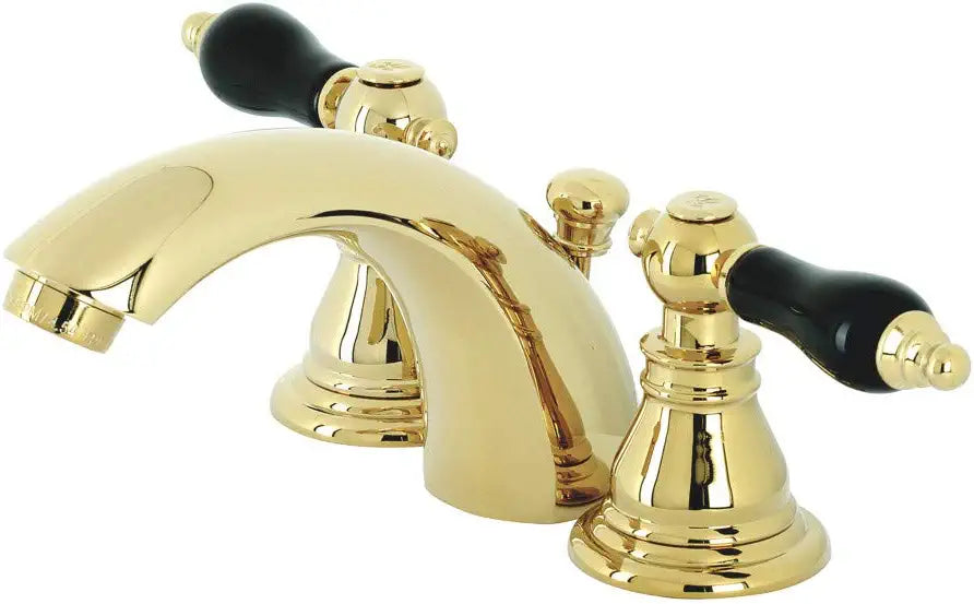 Kingston Brass KB952AKL Duchess Mini-Widespread Bathroom Faucet, Polished Brass