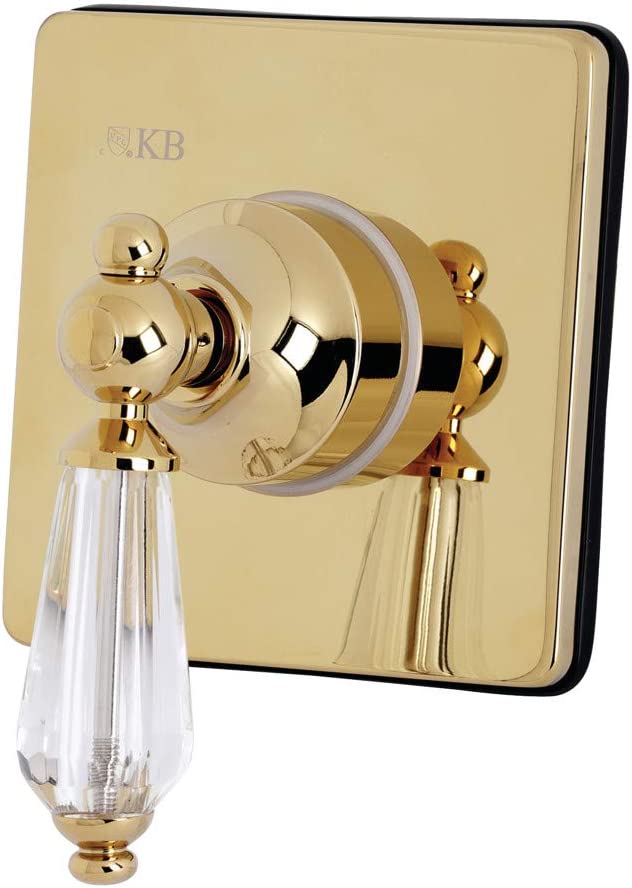 Kingston Brass KS3042WLL Wilshire Three-Way Diverter Valve with Trim Kit, Polished Brass