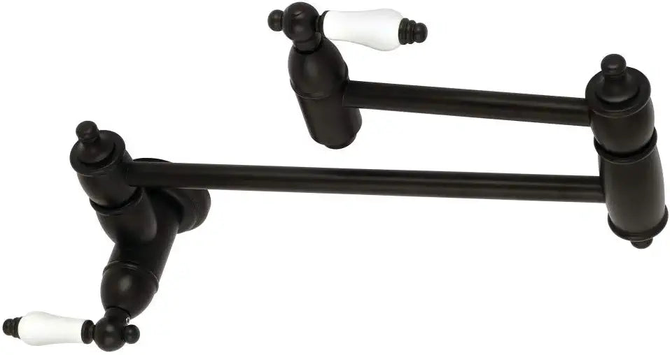 Kingston Brass KS3100PL Restoration Pot Filler, 13 Inch Length, Matte Black