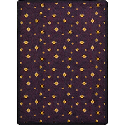 Joy Carpets Any Day Matinee Milky Way Theater Area Rugs, 64-Inch by 92-Inch by 0.36-Inch, Wine