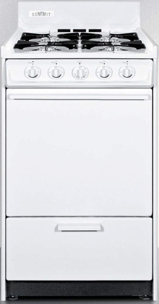 Summit WNM110P Kitchen Cooking Range, White