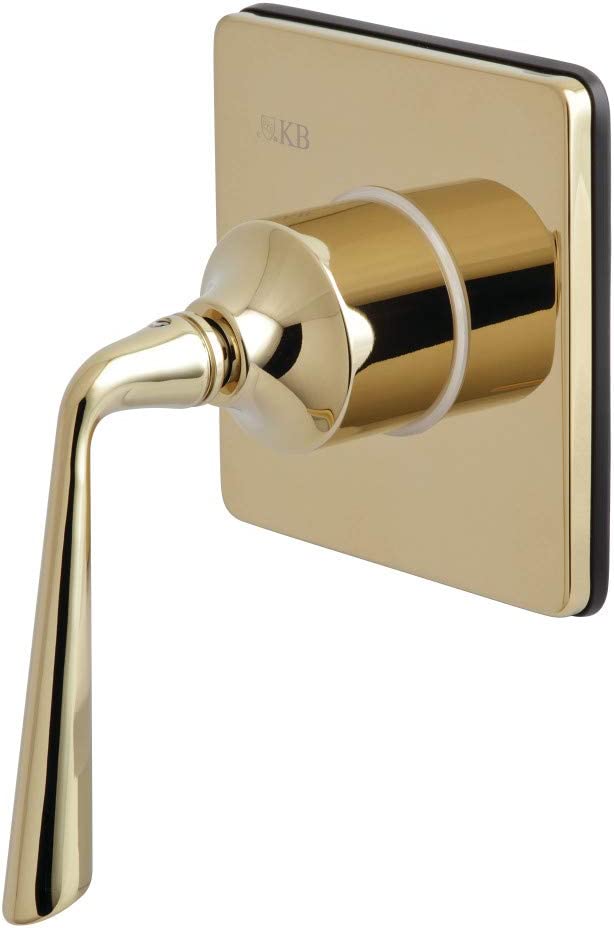 Kingston Brass KS3042ZL Three-Way Diverter Valve with Trim Kit, Polished Brass